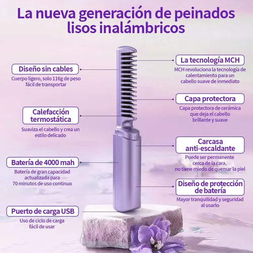 VelvetGlow Pro - Alisador portátil