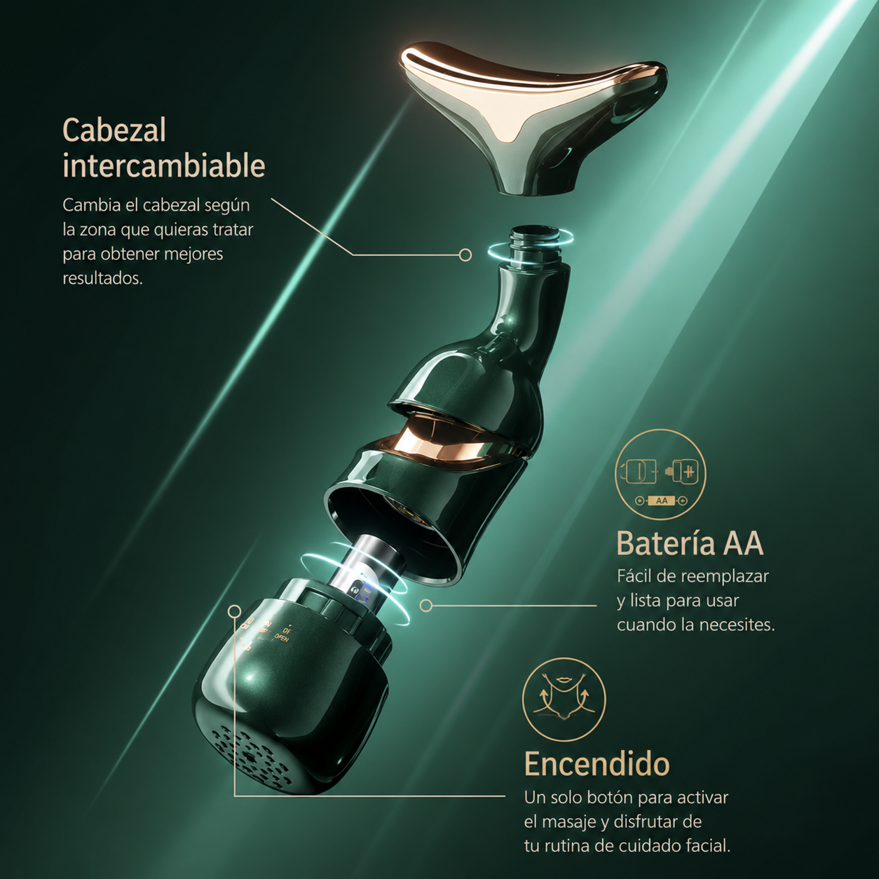 GlowLift Pro - Masajeador facial